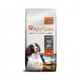 Croquette chien Poulet Adulte small/medium Applaws grain free 15kg