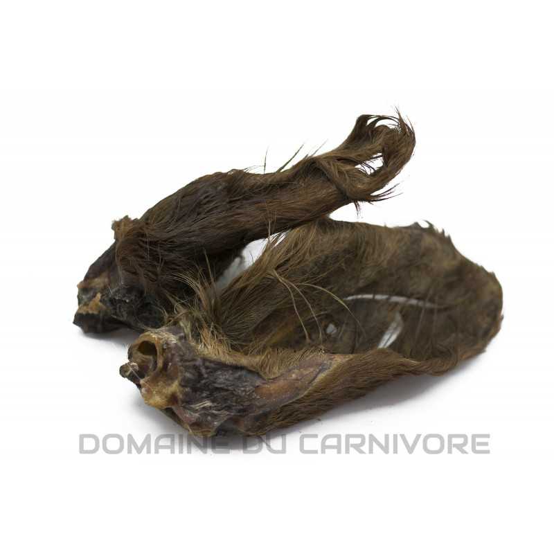 Oreilles de veau Friandise pour chien naturelle Oreilles de veau Friandise pour chien naturelle