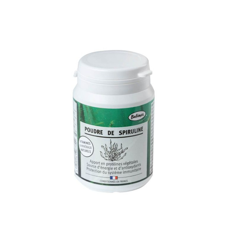 Poudre de spiruline 60 g - Bubimex